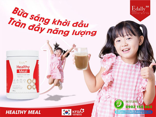 Edally Healthy Meal - Bữa ăn lành mạnh, cân bằng dinh dưỡng cho trẻ nhỏ