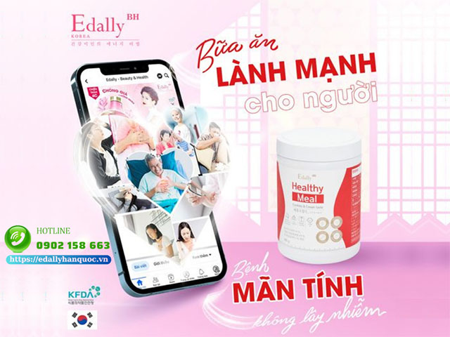 Edally Healthy Meal - Bữa ăn lành mạnh cho người mắc bệnh mạn tính