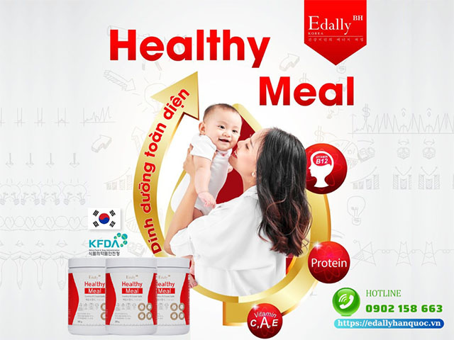 Edally Healthy Meal - Bữa sáng dinh dưỡng giúp bé phát triển toàn diện