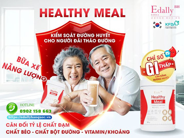 Edally Healthy Meal - Bữa ăn phụ ưu việt cho bệnh nhân đái tháo đường