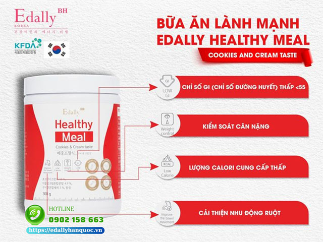 Edally Healthy Meal là bữa ăn lành mạnh, tiện lợi cho người tập luyện thể thao