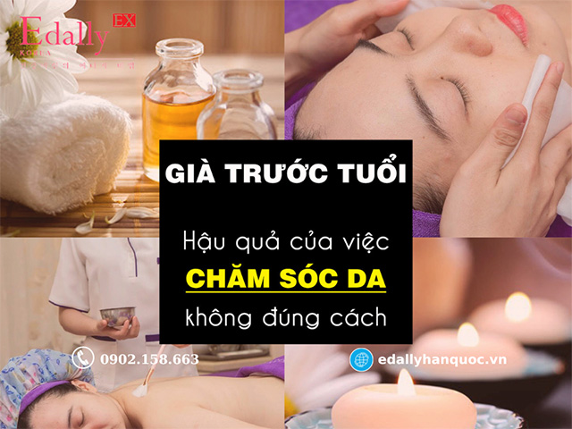 Già trước tuổi - Hậu quả của việc skincare không đúng cách