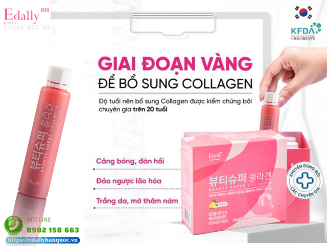 Giai đoạn vàng để bổ sung collagen cho làn da căng bóng, đàn hồi, đảo ngược lão hóa