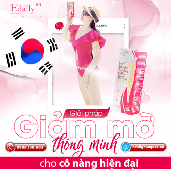 Cà phê thải độc giảm mỡ Edally Super Slimming Garcinia Coffee - Giải pháp giảm mỡ thông minh cho cô nàng hiện đại