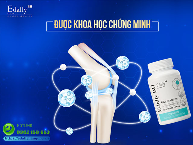 Thực phẩm chức năng xương khớp Glucosamine Edally BH - Giải pháp tái tạo sụn khớp an toàn và hiệu quả