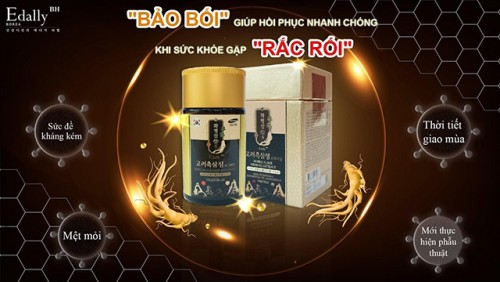 Cao Hắc Sâm Hwa Pyung Sam Edally Hàn Quốc - Bảo Bối Cho Những Vấn Đề Rắc Rối Về Sức Khỏe