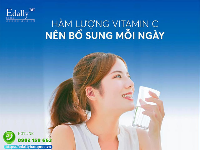 Hàm lượng vitamin C nên bổ sung mỗi ngày là bao nhiêu?