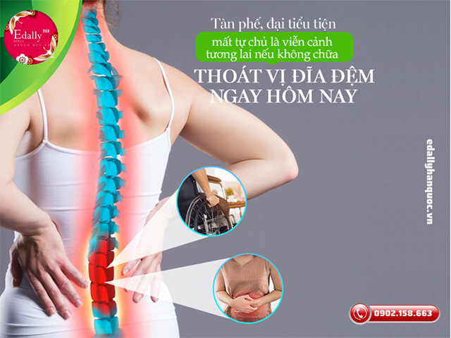 Tàn phế, đại tiểu tiện mất tự chủ là viễn cảnh tương lai nếu không chữa bệnh thoát vị đĩa đệm cột sống lưng ngay hôm nay