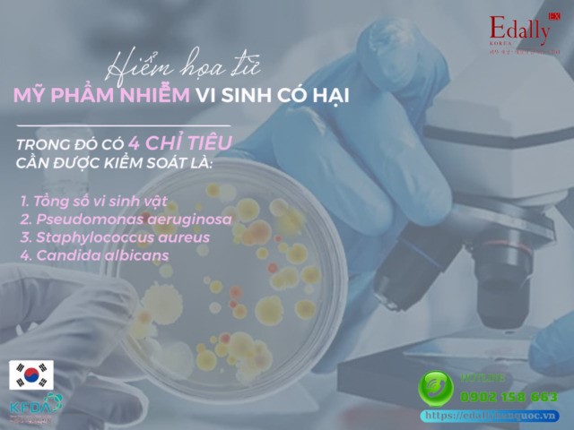 Hiểm họa từ mỹ phẩm nhiễm vi sinh vật có hại đối với làn da