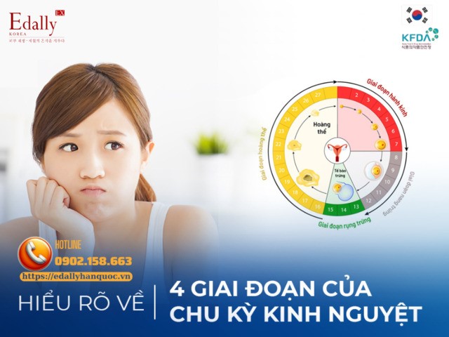 Hiểu rõ về 4 giai đoạn của chu kỳ kinh nguyệt để chăm sóc da đúng cách