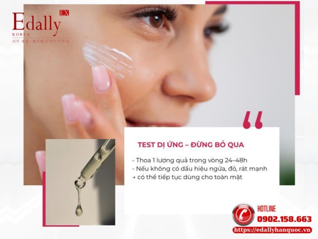 Home peel quick test (test dị ứng) - Đừng bỏ qua