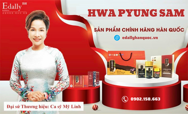 Hồng sâm Hàn Quốc Edally Hwa Pyung Sam nhập khẩu chính hãng tại Cai Lậy, Gò Công, Tiền Giang