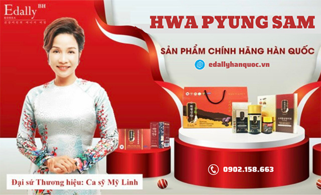 Hồng sâm Hàn Quốc Edally Hwa Pyung Sam nhập khẩu chính hãng tại Tân Uyên, Bến Cát, Bình Dương