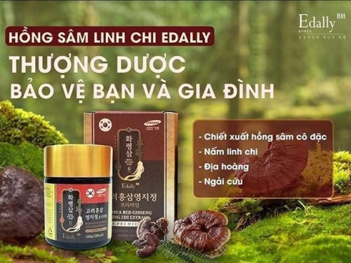 Hồng Sâm Linh Chi Edally - Xóa Tan Nỗi Ám Ảnh Hậu Covid 19