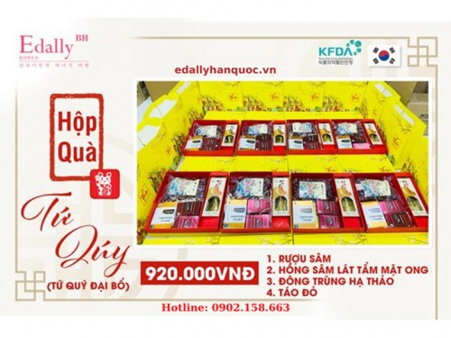 Hộp Quà Tặng Tứ Quý Đại Bổ