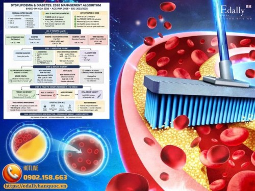 Hướng Dẫn Thực Hành Về Rối Loạn Lipid Máu Và Đái Tháo Đường Năm 2026 Theo ADA + ACC/AHA + ESC
