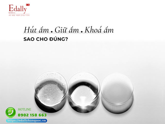 Hút ẩm, giữ ẩm, khóa ẩm sao cho đúng?