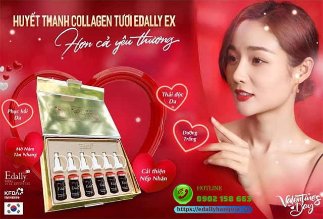 Huyết thanh Collagen tươi Edally EX Hàn Quốc - Hơn cả sự yêu thương
