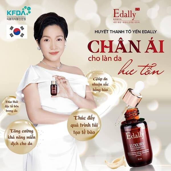 Diva Mỹ Linh nói gì về Huyết Thanh Tổ Yến Edally EX Hàn Quốc