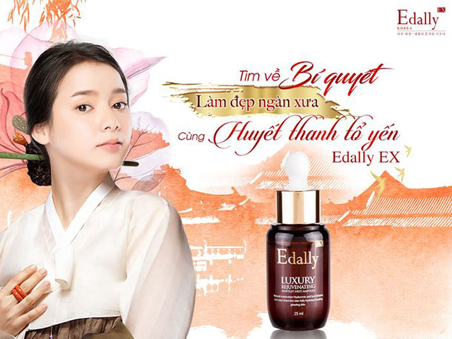 Huyết thanh tổ yến Edally EX Hàn Quốc nhập khẩu, chính hãng - Tìm về bí quyết làm đẹp từ ngàn xưa