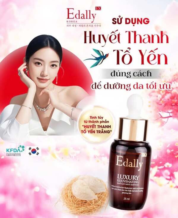 Huyết thanh Tổ yến Edally EX Hàn Quốc nhập khẩu chính hãng