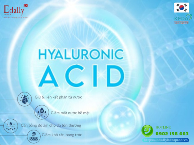 Hyaluronic acid là hoạt chất phục hồi da siêu đỉnh cho da tổn thương do Corticoid và Demodex