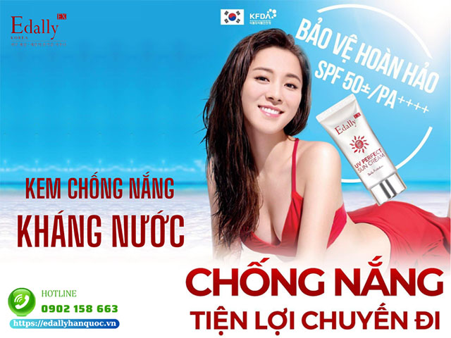 Hiểu đúng về tính kháng nước trong kem chống nắng