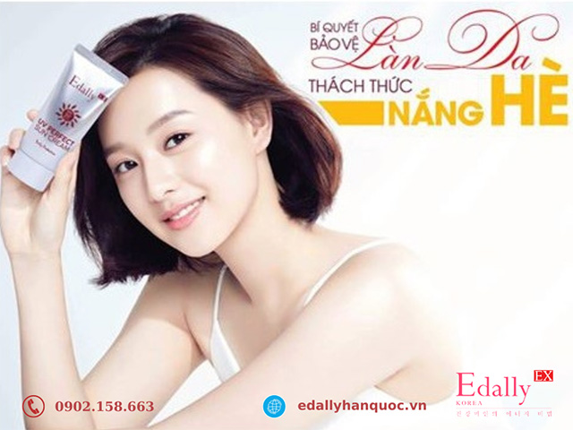 Kem chống nắng ngừa nám hoàn hảo Edally EX Hàn Quốc - Bí quyết bảo vệ làn da, thách thức nắng hè