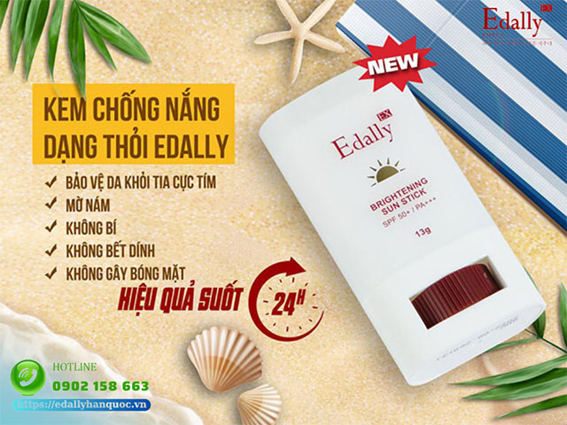 Tác dụng của Kem chống nắng dạng thỏi Edally EX Hàn Quốc nhập khẩu chính hãng