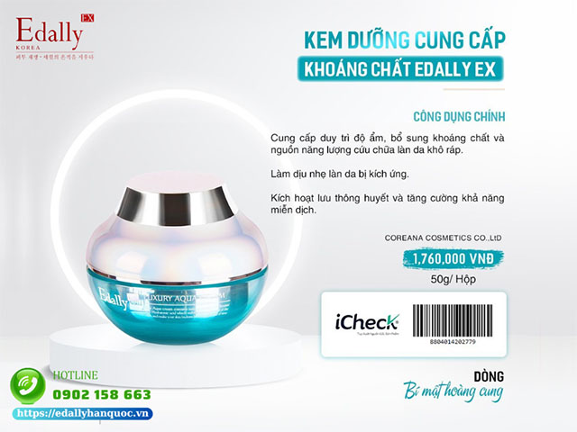 Kem dưỡng cung cấp khoáng chất Edally EX Hàn Quốc nhập khẩu chính hãng