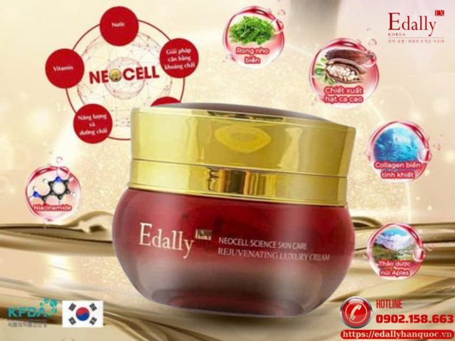 Thành phần của Kem dưỡng tái sinh phục hồi cao cấp Edally EX Hàn Quốc