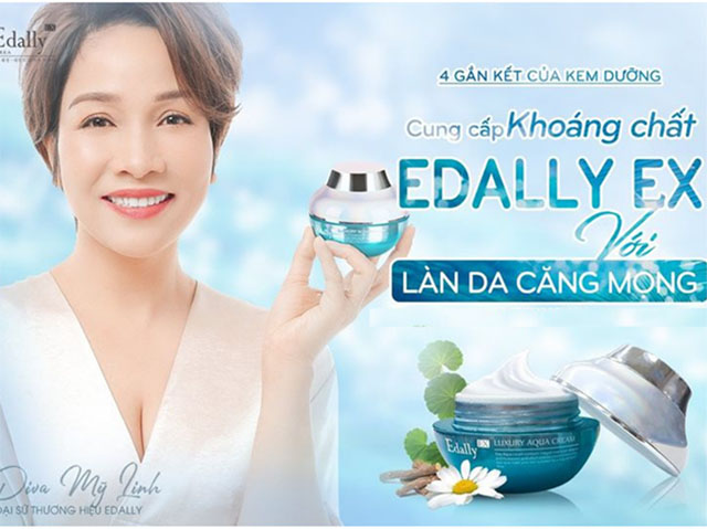 Kem dưỡng cung cấp khoáng chất của Edally EX Hàn Quốc nhập khẩu, chính hãng chính lá giải pháp gắn kết cho làn da căng mọng