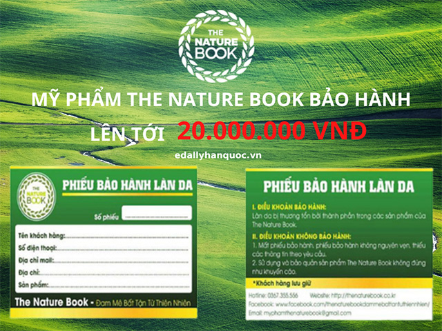 Kem nền BB chống nắng thuần chay The Nature Book Hàn Quốc được bảo hành chính hãng 20.000.000 vnđ