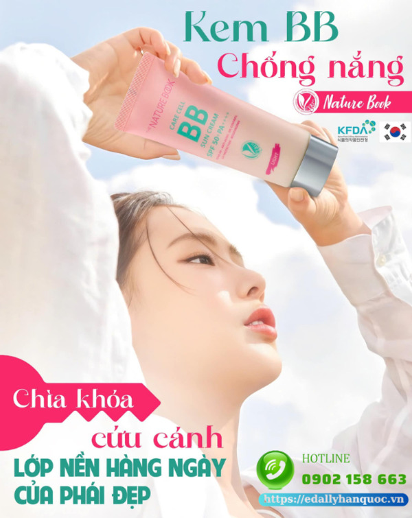 Kem nền BB chống nắng thuần chay The Nature Book Hàn Quốc - Chìa khóa cứu cánh lớp nền hàng ngày của phái đẹp