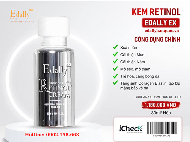 Kem dưỡng Retinol Edally EX Hàn Quốc nhập khẩu chính hãng