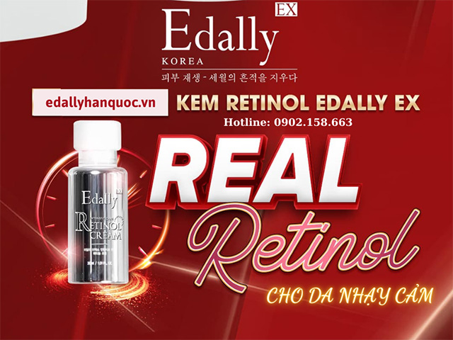 Kem Retinol Edally EX cho da nhạy cảm