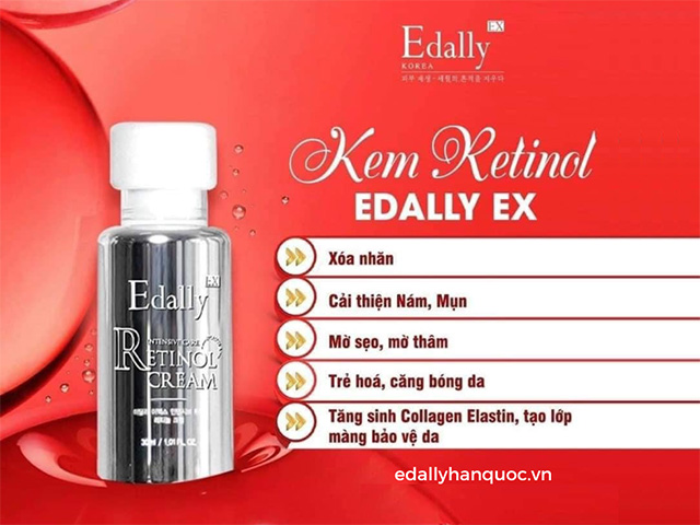 Điểm khác biệt của Kem Retinol Edally EX Hàn Quốc