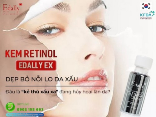 Kem Retinol Edally EX - Dẹp Bỏ Nỗi Lo Da Xấu