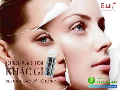 Kem Retinol Mua Ở Tiệm Khác Gì So Với Kem Retinoids Kê Toa Từ Bác Sỹ Da Liễu?