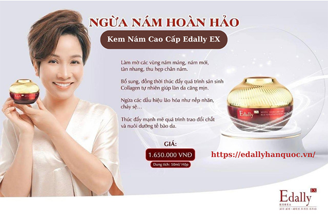 Kem trị nám da cấp Edally EX Hàn Quốc nhập khẩu chính hãng
