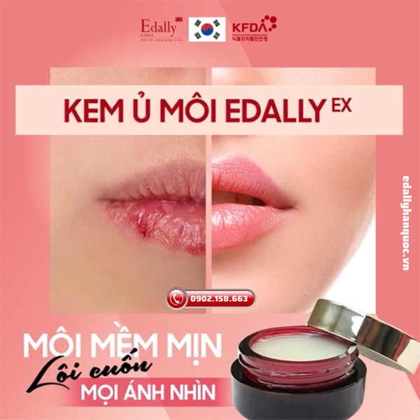 Kem Ủ Dưỡng Môi Edally EX Hàn Quốc - Môi mềm mịn lôi cuốn mọi ánh nhìn