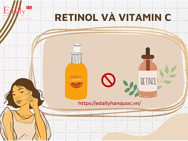 Những quan điểm sai lầm khi kết hợp Retinol với Vitamin C
