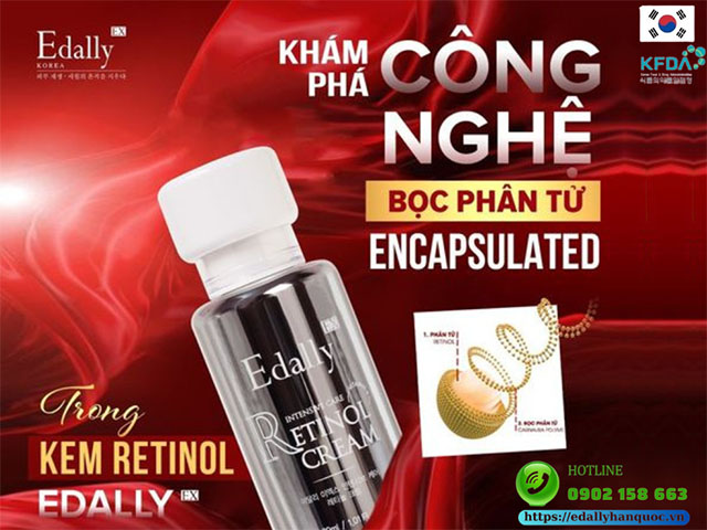 Khám phá công nghệ Nano Encapsulated Retinol và vì sao Kem Retinol của Mỹ phẩm Edally EX Hàn Quốc lại dùng công nghệ bọc?