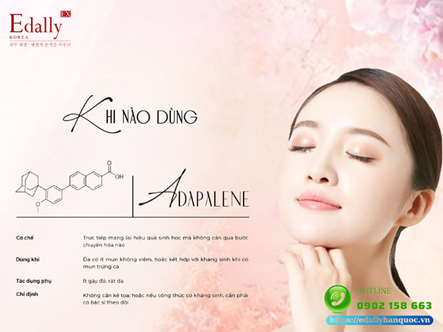 Khi nào thì nên dùng Adapalene để treatment?