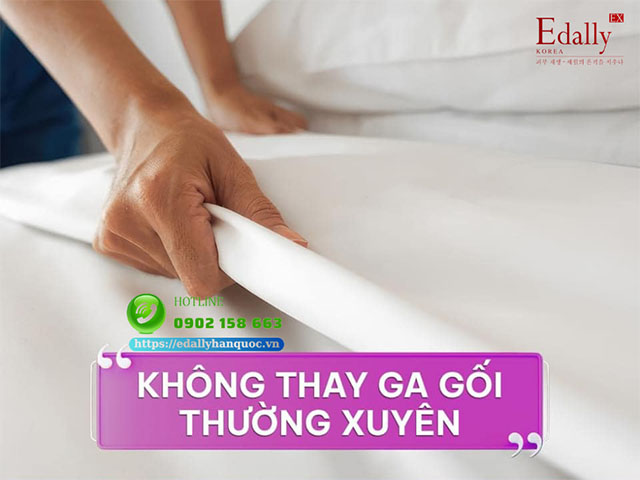 Thói quen xấu không thay ga gối thường xuyên âm thầm gây mụn mà bạn cần tránh