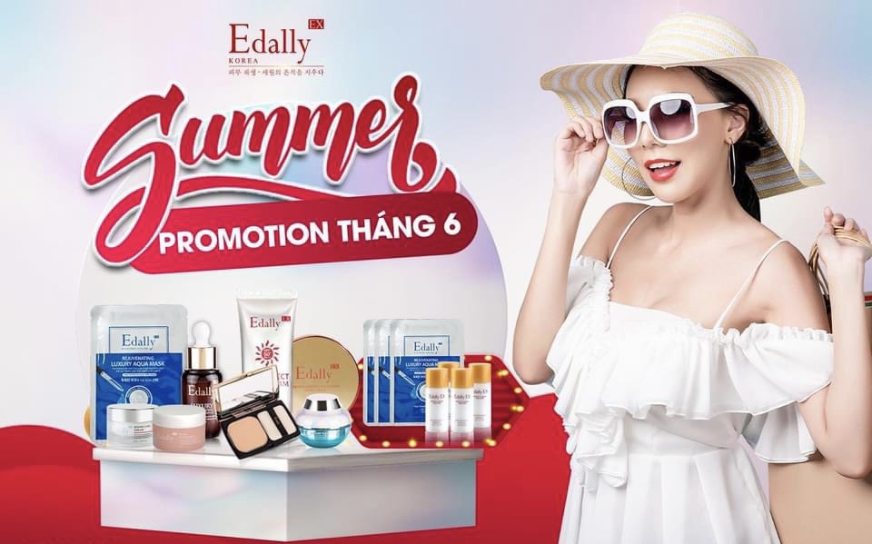 Khuyến mại tháng 6 ngành hàng Mỹ phẩm cao cấp Edally EX Hàn Quốc