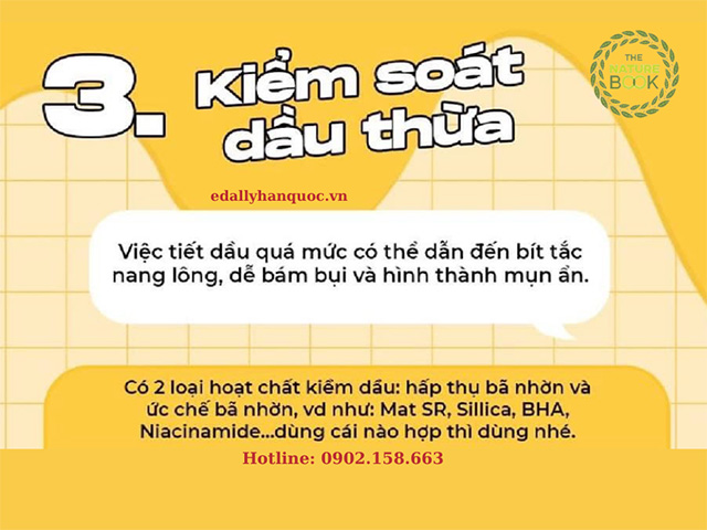 Với làn da dầu mụn hãy kiểm soát dầu thừa