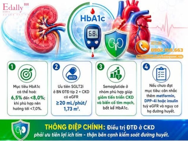 Kiểm soát đường huyết ở bệnh nhân bệnh thận mạn - Cập nhật ESC 2026 Kiểm soát đường huyết ở bệnh nhân bệnh thận mạn - Cập nhật ESC 2026