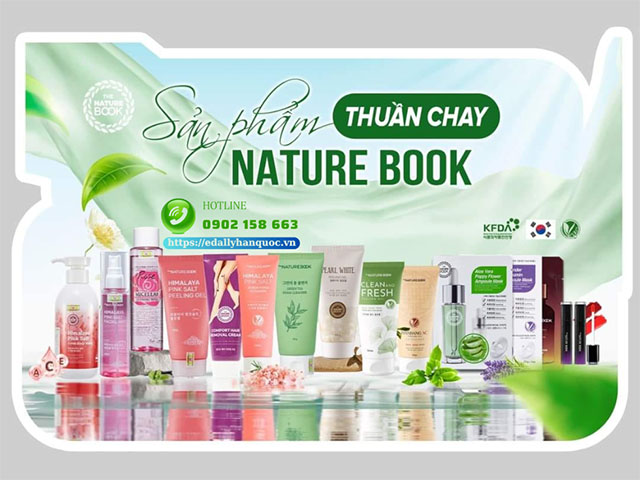 Kinh doanh Key hàng ngách với Mỹ phẩm thuần chay The Nature Book Hàn Quốc là lợi thế tuyệt vời để bạn gia tăng doanh số