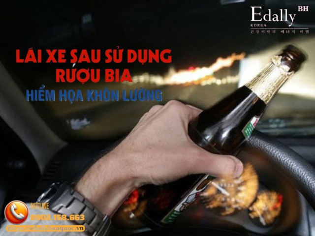 Lái xe sau khi uống rượu bia hiểm họa khôn lường